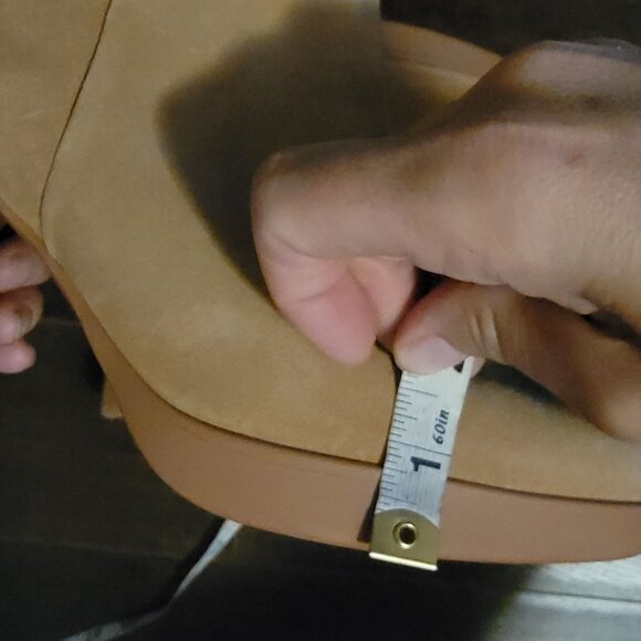 NEW Naturalizer Booties Womens 9 Neutral Tan Suede Retro Chic Minimalist - Picture 11 of 12